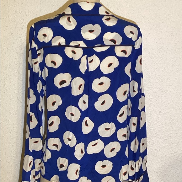 Olivia Palermo Chelsea28 silk  blouse size small - Picture 6 of 12